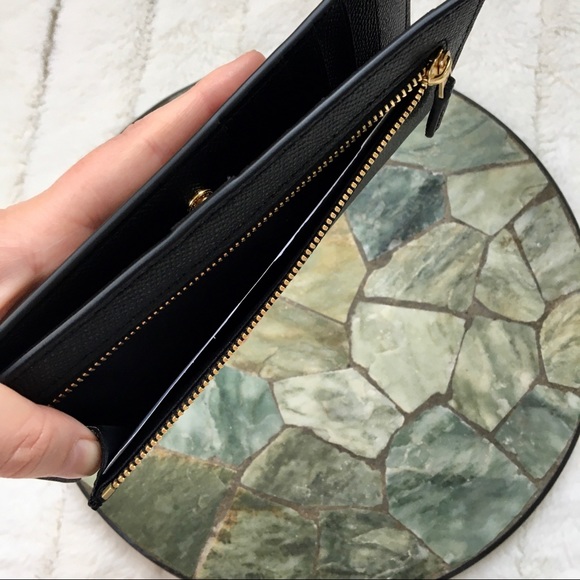 โSOLDโ โจHPโจ NWT Coach Slim Black Crossgrain Wallet - Picture 5 of 11